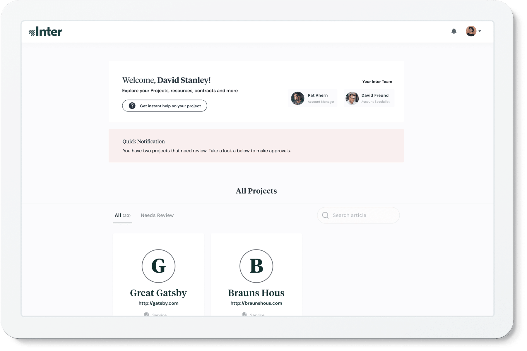 dashboard preview