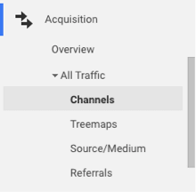 Google Analytics Internal Marketing Channels