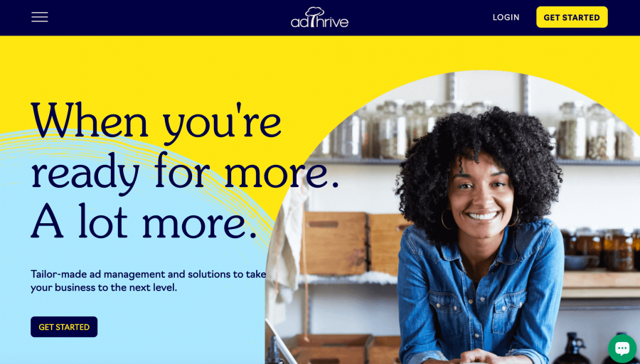 Screenshot from the AdThrive website