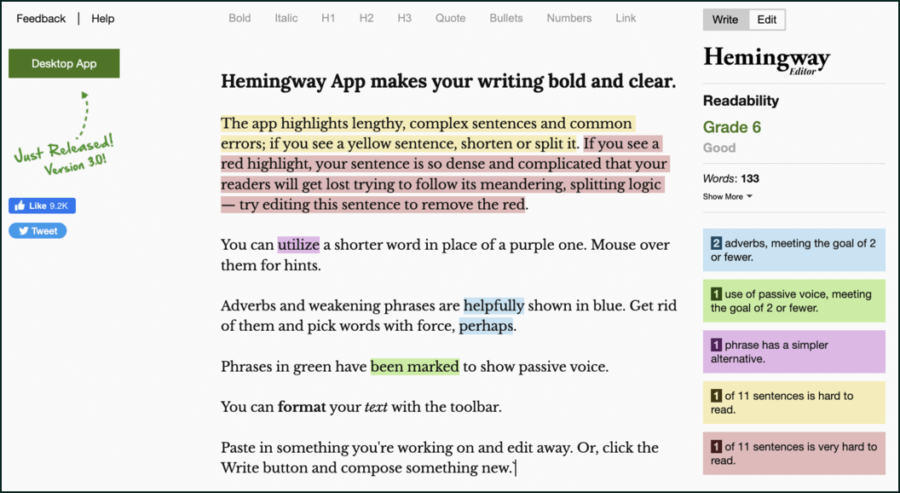 hemmingway diy seo tool