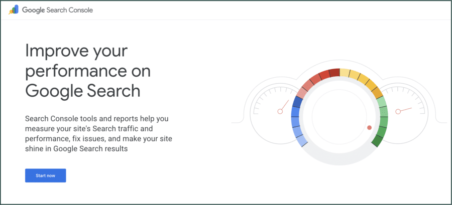 google search console screenshot
