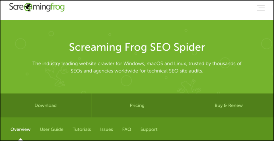 screaming frog ecommerce seo tool